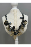 Black Cord Charm Necklace