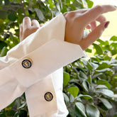 Imperial Lion Head Button