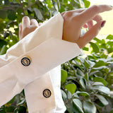 Imperial Lion Head Button