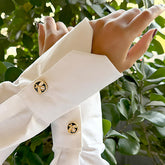 Royal Bee Emblem Button