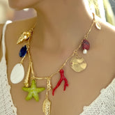 Gold Coastal Charm Necklace