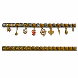 Reemora Dual-Tone Pink Dragon & Clover Charm Bracelet Set