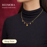 Demi-Fine Gold Charm Necklace