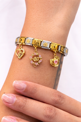 Reemora Romantic Gold Charm Bracelet