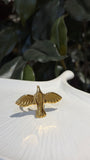 Flying Bird Gold Statement Ring