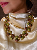 Olive & Amber Heritage Collar Necklace