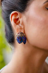 Ladybird Sapphire Stud Earrings
