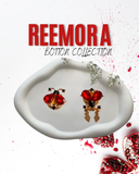 Ruby Ladybug Crystal Button