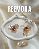 Ivory Floral Pearl Cluster Button