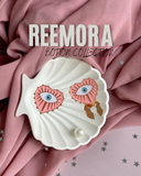 Pink Evil Eye Heart Button