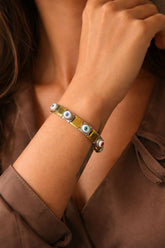 Luxe Evil Eye Italian Finish Bracelet