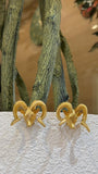 Golden Aries Studs