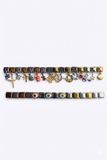 Celestial Dual-Tone Charm Bracelet Set