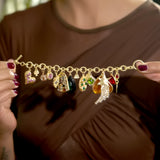 Playful Lucky Charms Gold Bracelet