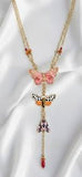 Butterfly Cascade Charm Necklace