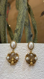 Pearl Bee Drop Earrings