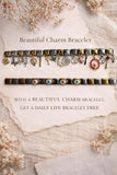 Elegant Dual-Tone Charm Bracelet Collection