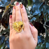 Vintage Crest Shield Ring