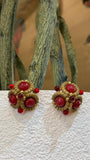 Ruby Cluster Studs