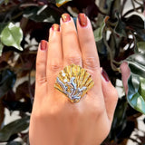 Winged Shell Emblem Ring