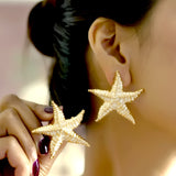 Starfish Pendant Rope Necklace