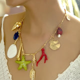 Gold Coastal Charm Necklace