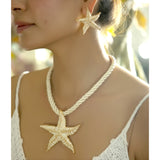 Starfish Pendant Rope Necklace