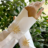 Radiant Gold Sunburst Button