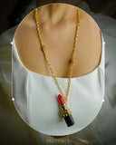 Rouge Luxe Lipstick Pendant Necklace