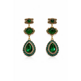Emerald Royale Necklace & Earrings Set