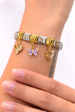 Reemora Butterfly Charm Gold Bracelet