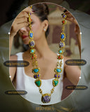 Multicolor Gemstone Statement Necklace