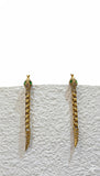 Serpent Chain Drop Earrings
