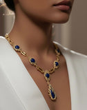 Royal Blue Elegance Necklace