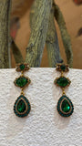Emerald Royale Necklace & Earrings Set