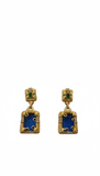 Antique Emerald Pendant Earrings