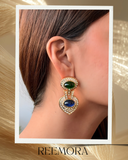 Mystic Emerald Sapphire Drops