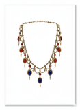 Antique-Inspired Multi-Stone Statement Necklace