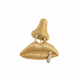 Golden Muse Statement Lapel Brooch