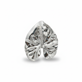 Silver Leaf Elegance Statement Brooch