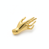 Golden Hand Statement Brooch