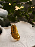 Molten Gold Statement Ring