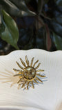 Golden Radiant Sun Ring
