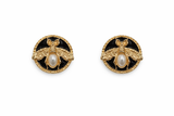Royal Bee Emblem Button