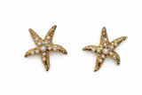 Pearl Starfish Button