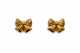 Gold Bow Motif Button