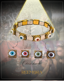 Multicolor Evil Eye Charm Bracelet