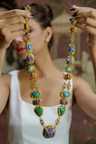 Multicolor Gemstone Statement Necklace