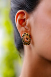 Leopard Glam Stud Earrings