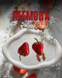 Strawberry Enamel Button